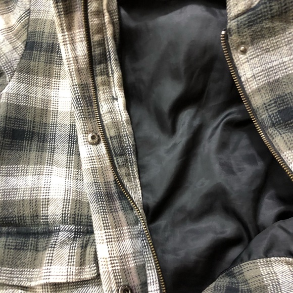 Volcom Boys Green Jacket Zip Button M - Picture 6 of 7